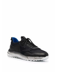 Chaussures de sport noires et blanches Hogan