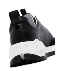 Chaussures de sport noires et blanches Pierre Hardy