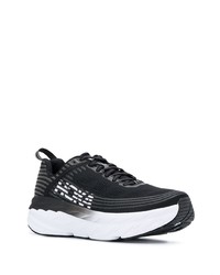 Chaussures de sport noires et blanches Hoka One One