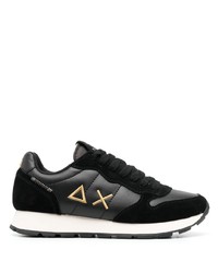 Chaussures de sport noires et blanches Sun 68