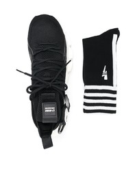 Chaussures de sport noires et blanches Neil Barrett