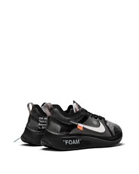 Chaussures de sport noires et blanches Nike X Off-White
