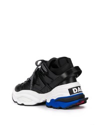 Chaussures de sport noires et blanches DSQUARED2