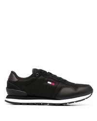 Chaussures de sport noires et blanches Tommy Jeans