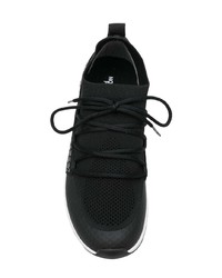 Chaussures de sport noires et blanches The North Face