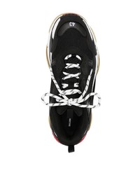 Chaussures de sport noires et blanches Balenciaga