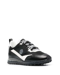 Chaussures de sport noires et blanches Roberto Cavalli