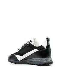 Chaussures de sport noires et blanches Roberto Cavalli