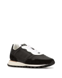 Chaussures de sport noires et blanches Dunhill