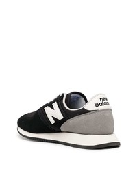 Chaussures de sport noires et blanches New Balance