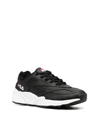 Chaussures de sport noires et blanches Fila