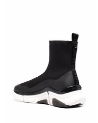 Chaussures de sport noires et blanches Karl Lagerfeld