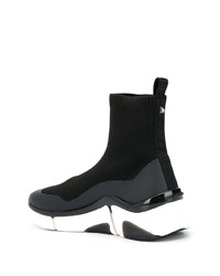 Chaussures de sport noires et blanches Karl Lagerfeld