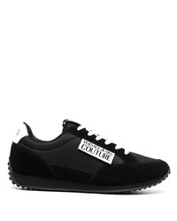 Chaussures de sport noires et blanches VERSACE JEANS COUTURE