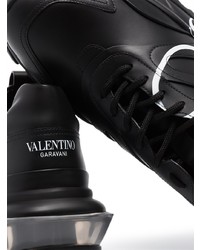 Chaussures de sport noires et blanches Valentino Garavani