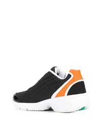 Chaussures de sport noires et blanches Tommy Jeans