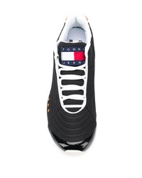 Chaussures de sport noires et blanches Tommy Jeans