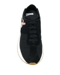 Chaussures de sport noires et blanches Marni