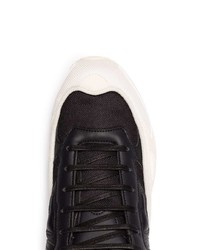 Chaussures de sport noires et blanches Adidas By Raf Simons