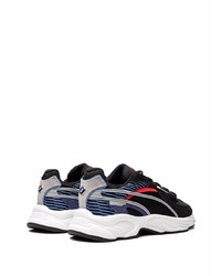 Chaussures de sport noires et blanches Puma