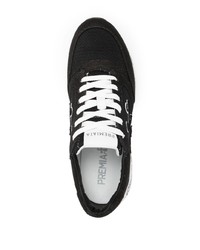 Chaussures de sport noires et blanches Premiata