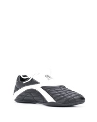 Chaussures de sport noires et blanches Balenciaga