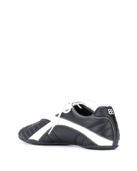 Chaussures de sport noires et blanches Balenciaga