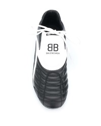 Chaussures de sport noires et blanches Balenciaga