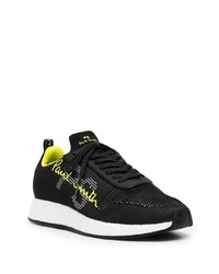 Chaussures de sport noires et blanches PS Paul Smith