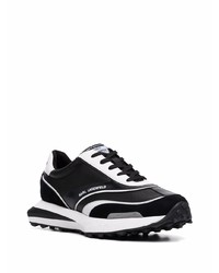 Chaussures de sport noires et blanches Karl Lagerfeld