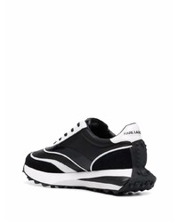 Chaussures de sport noires et blanches Karl Lagerfeld