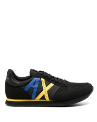 Chaussures de sport noires Armani Exchange