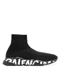 Chaussures de sport noires Balenciaga