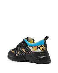 Chaussures de sport noires VERSACE JEANS COUTURE