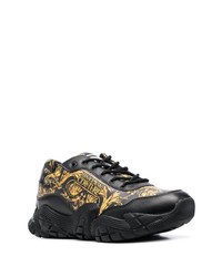 Chaussures de sport noires VERSACE JEANS COUTURE