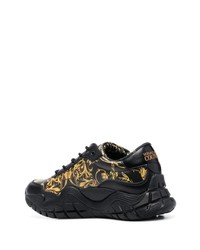 Chaussures de sport noires VERSACE JEANS COUTURE