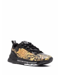 Chaussures de sport noires VERSACE JEANS COUTURE