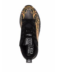 Chaussures de sport noires VERSACE JEANS COUTURE