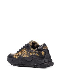 Chaussures de sport noires VERSACE JEANS COUTURE