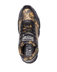 Chaussures de sport noires VERSACE JEANS COUTURE