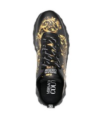 Chaussures de sport noires VERSACE JEANS COUTURE