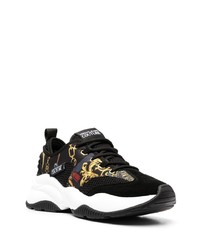 Chaussures de sport noires VERSACE JEANS COUTURE