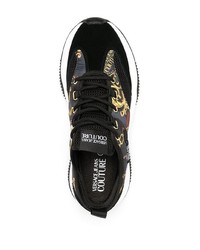 Chaussures de sport noires VERSACE JEANS COUTURE