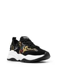 Chaussures de sport noires VERSACE JEANS COUTURE