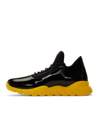 Chaussures de sport noires Fendi