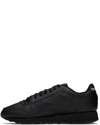 Chaussures de sport noires Reebok Classics