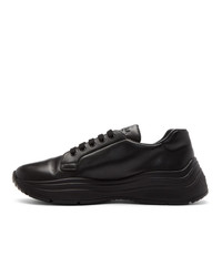 Chaussures de sport noires Prada