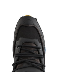 Chaussures de sport noires Adidas By Raf Simons