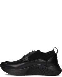 Chaussures de sport noires Giorgio Armani