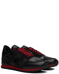 Chaussures de sport noires Valentino Garavani